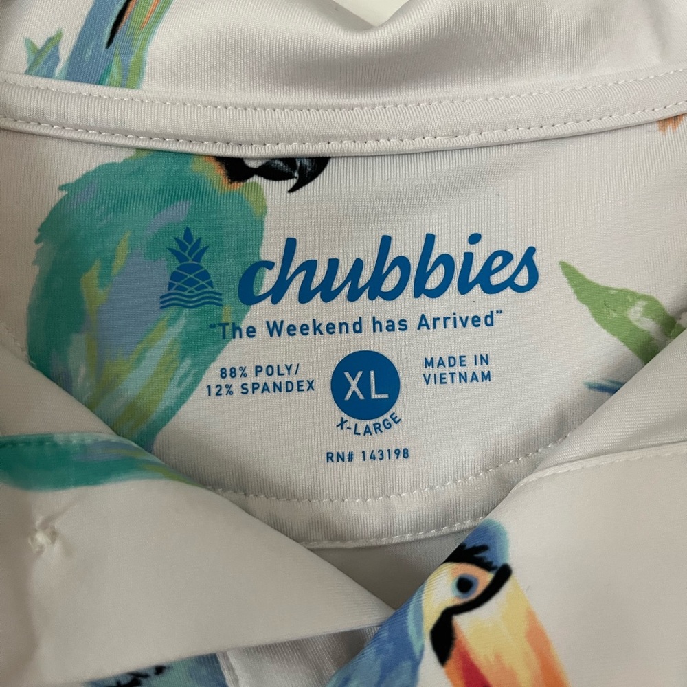 Chubbies- Size: Xl- Regular Fit Performance Polo-… - image 3